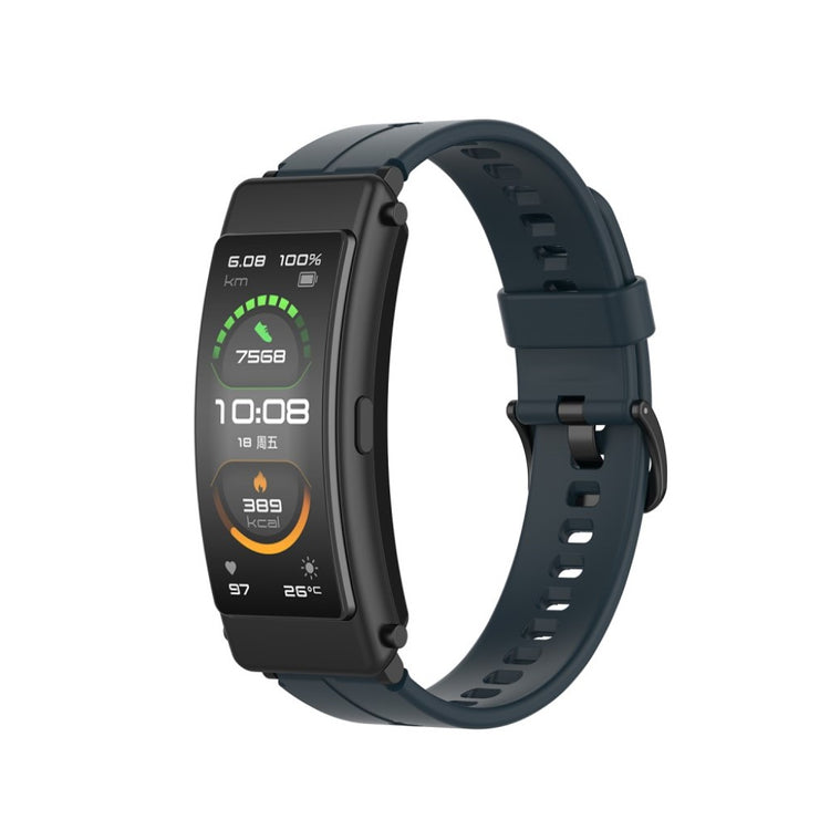 Fint Huawei TalkBand B6 / Huawei TalkBand B3 Silikone Rem - Blå#serie_9