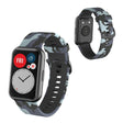 Correa de silicona con estampado de camuflaje para Huawei Watch Fit 