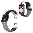 Correa de silicona de tres colores para Huawei Watch Fit 