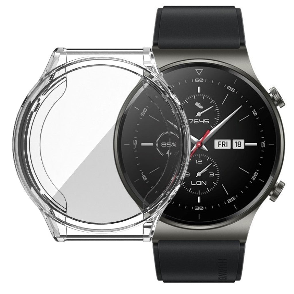 Super Fed Huawei Watch GT 2 Pro Silikone Cover - Gennemsigtig#serie_5