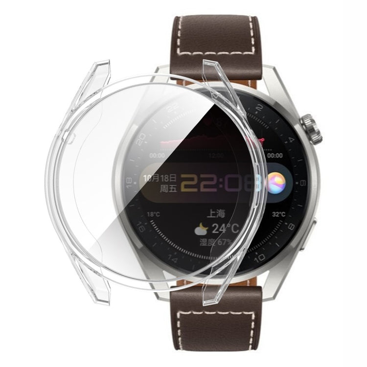 Mega Fed Huawei Watch 3 Pro Silikone Cover - Gennemsigtig#serie_2