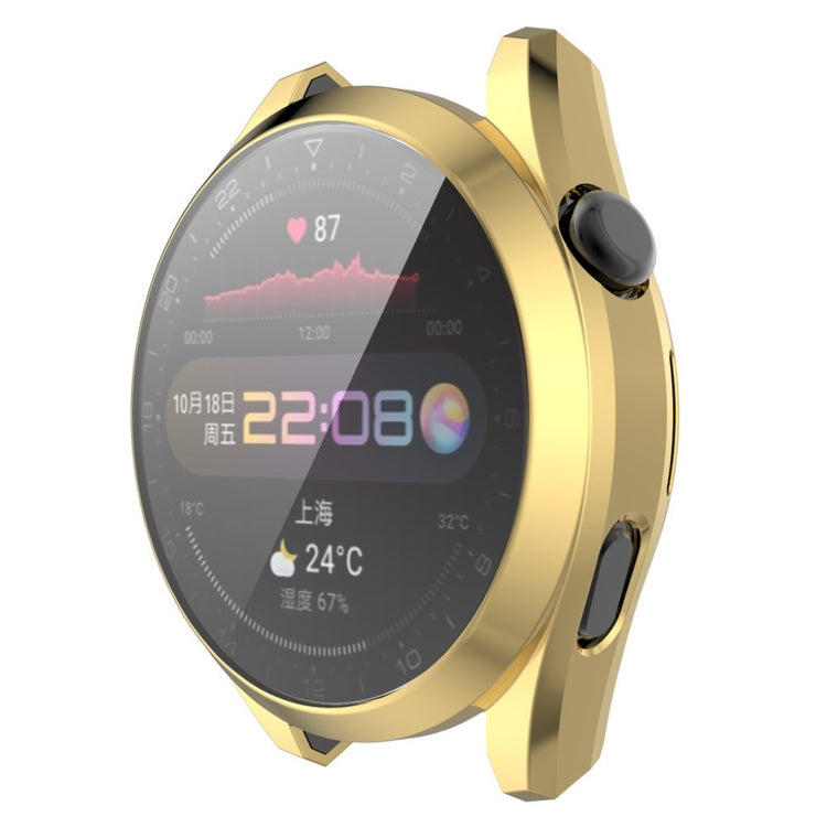 Mega Fed Huawei Watch 3 Pro Silikone Cover - Guld#serie_6
