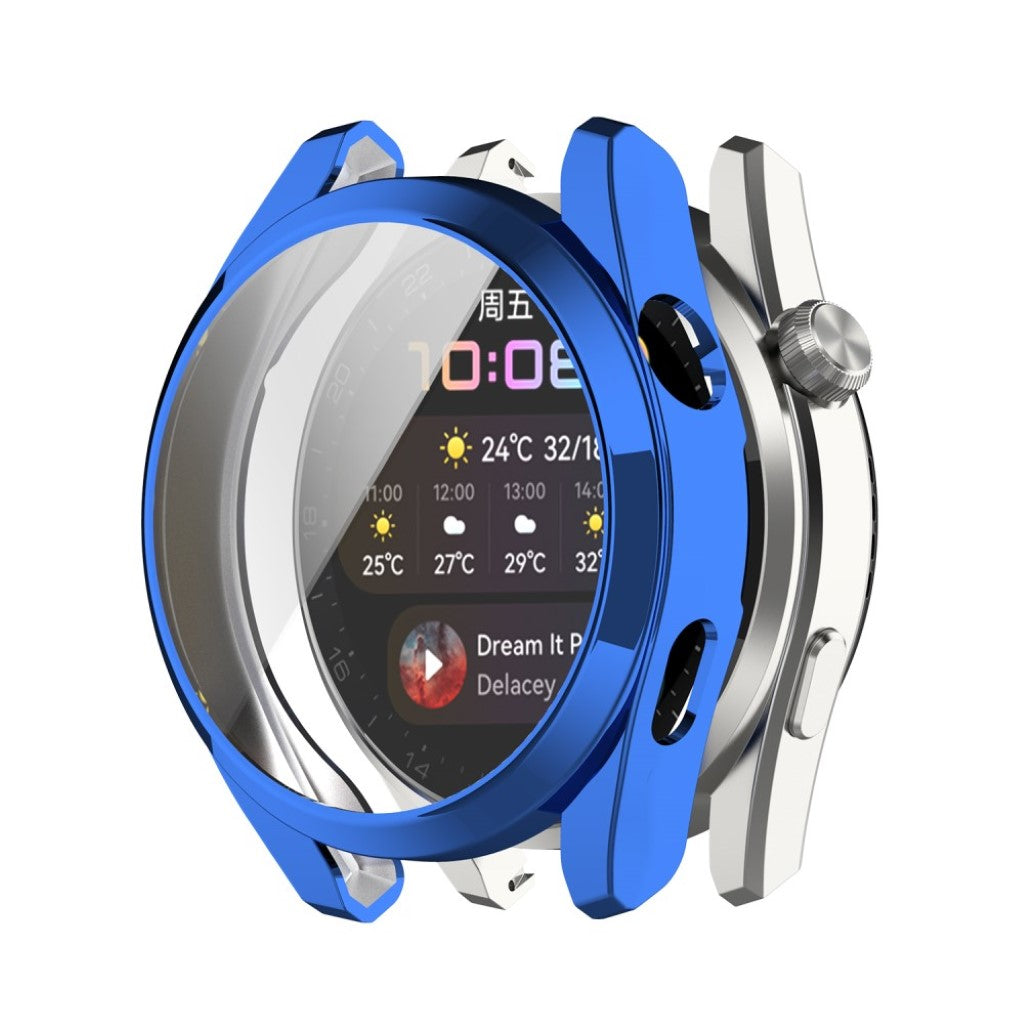 Super Fint Huawei Watch 3 Pro Silikone Cover - Blå#serie_8