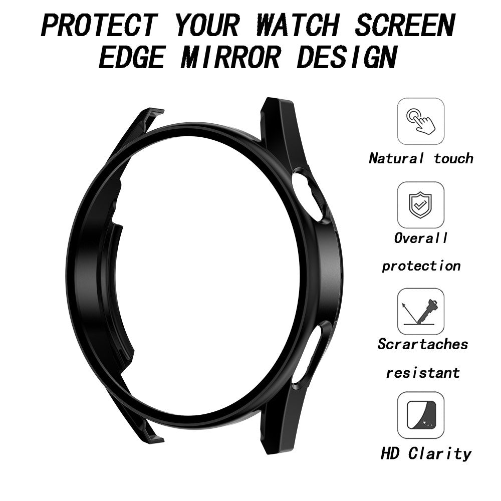 Rigtigt Godt Huawei Watch GT 3 (46mm) Cover med Skærmbeskytter i Plastik og Hærdet Glas - Gennemsigtig#serie_1