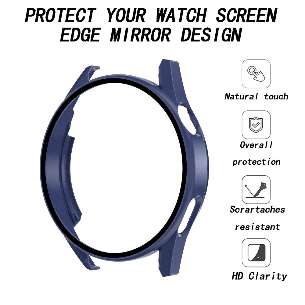 Rigtigt Godt Huawei Watch GT 3 (46mm) Cover med Skærmbeskytter i Plastik og Hærdet Glas - Blå#serie_9