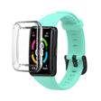Correa de silicona para reloj Huawei Band 6 con funda transparente 