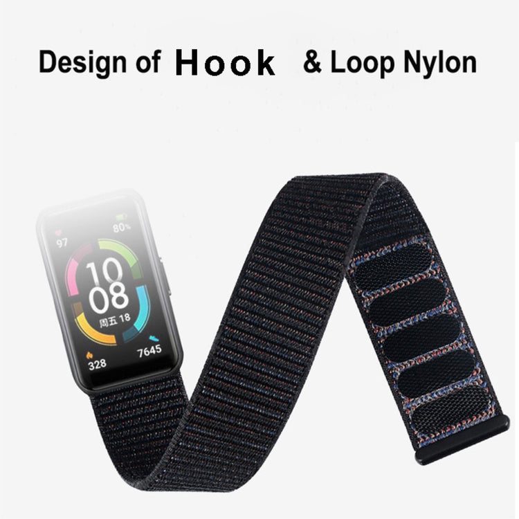 Vildt fint Huawei Band 7 Nylon Rem - Rød#serie_10