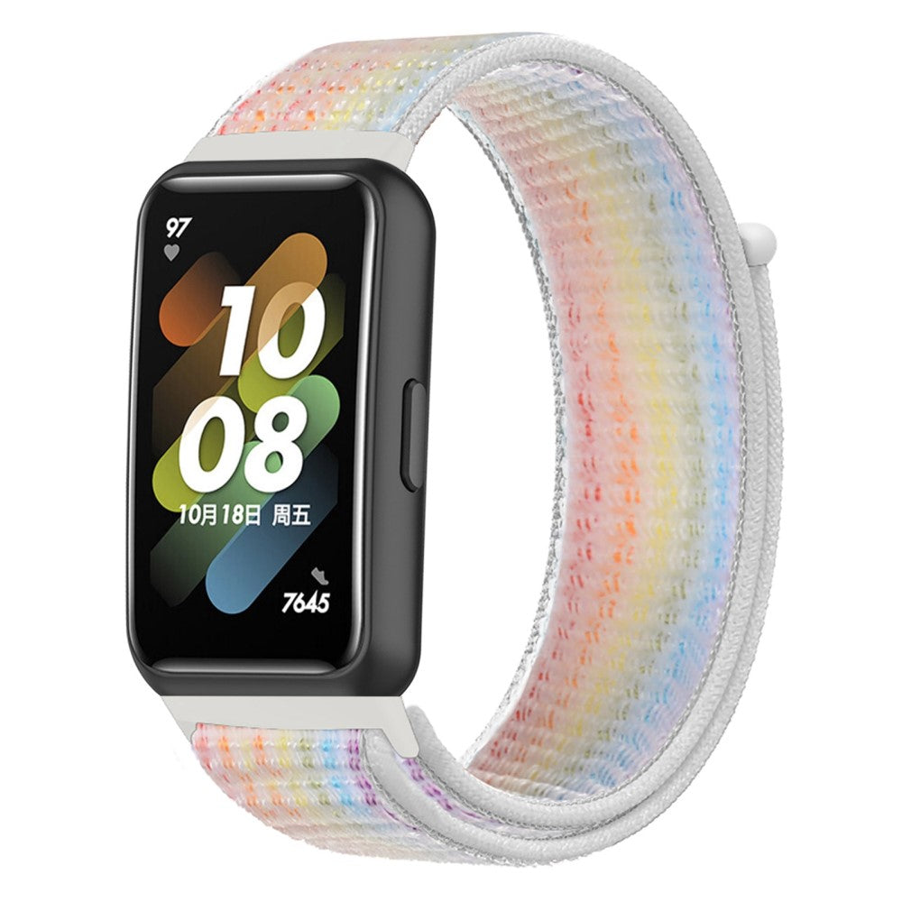 Vildt fint Huawei Band 7 Nylon Rem - Flerfarvet#serie_2