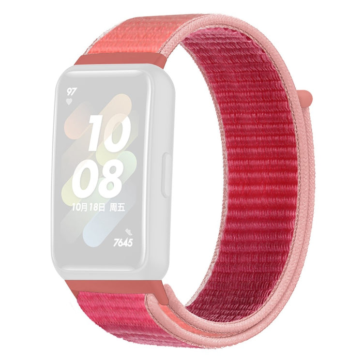 Vildt fint Huawei Band 7 Nylon Rem - Pink#serie_9