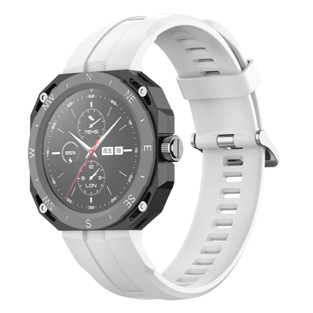 Fantastisk Huawei Watch GT Cyber Silikone Rem - Hvid#serie_2