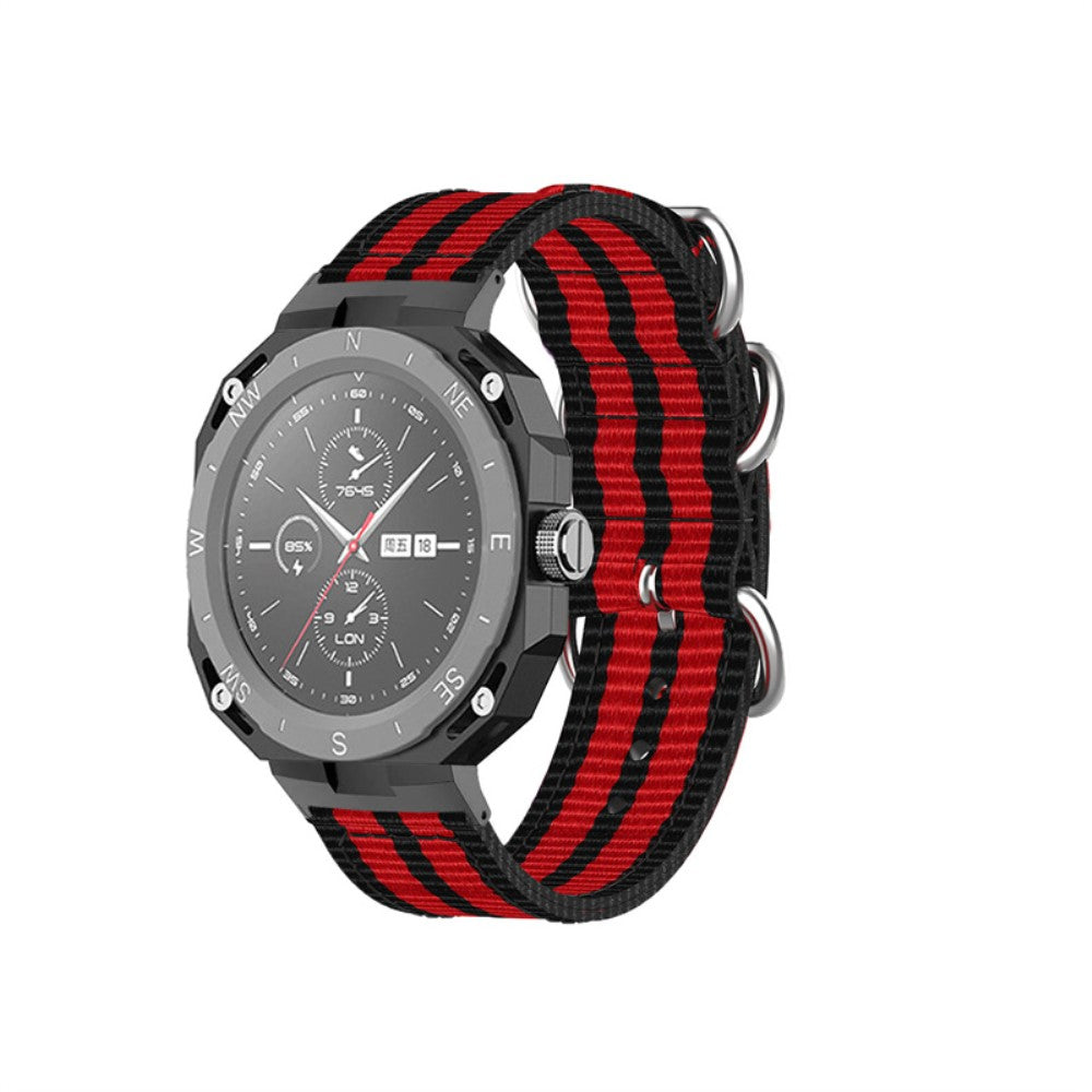 Helt vildt sejt Huawei Watch GT Cyber Nylon Rem - Rød#serie_2