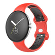 Correa de silicona de doble color para el Google Pixel Watch 