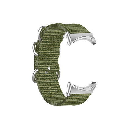 Vildt slidstærk Google Pixel Watch Nylon Rem - Grøn#serie_6