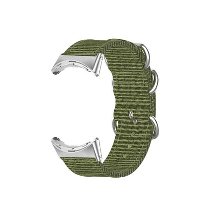 Vildt slidstærk Google Pixel Watch Nylon Rem - Grøn#serie_6