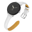 Correa de reloj de piel auténtica para Google Pixel Watch con conector silvcr 