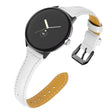 Correa de piel auténtica para reloj Google Pixel Watch con conector negro 