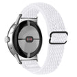 Correa de reloj elástica de estilo tejido para Google Pixel Watch con conector plateado 
