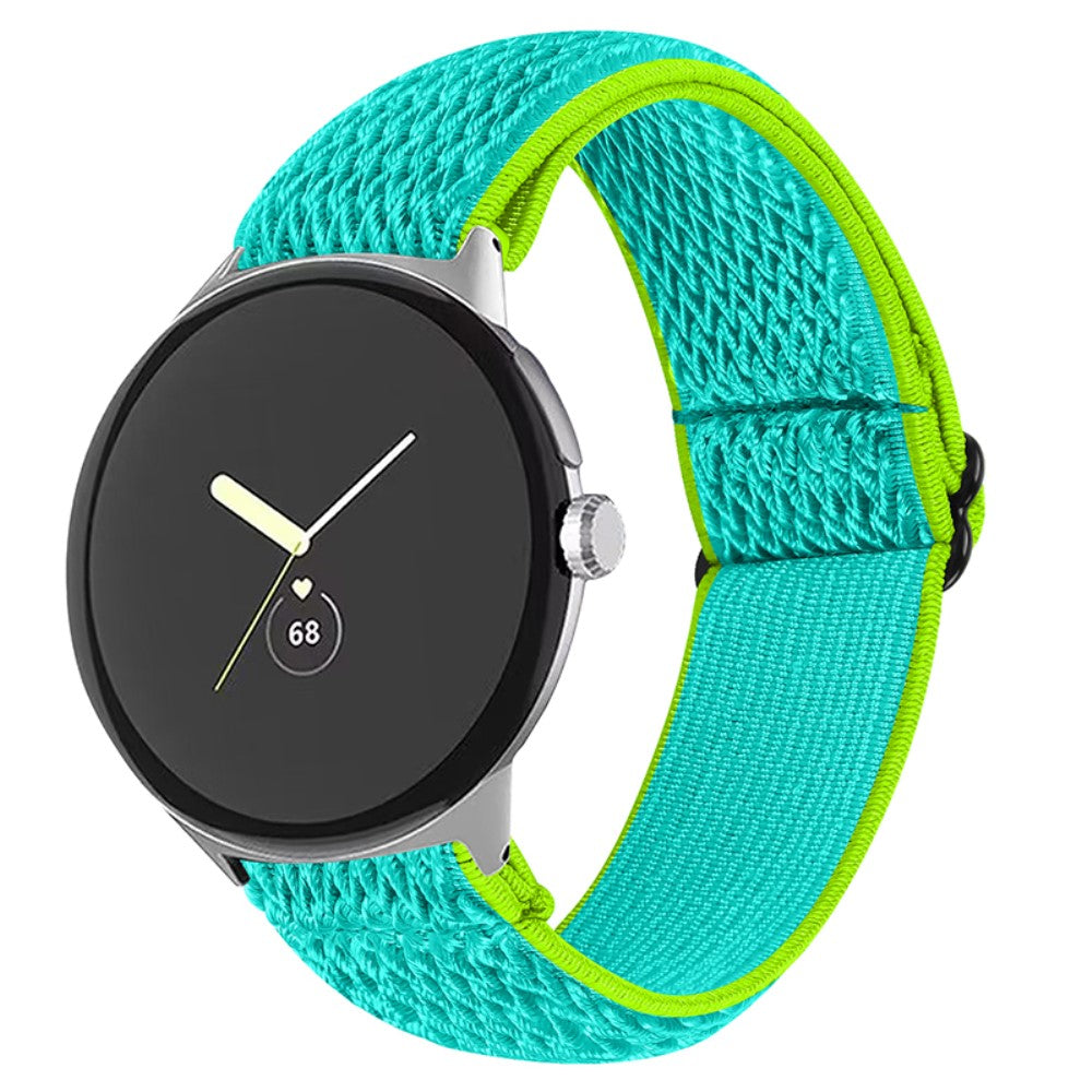 Rigtigt elegant Google Pixel Watch Nylon Rem - Grøn#serie_6