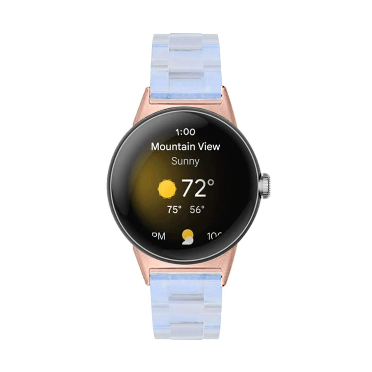 Meget nydelig Google Pixel Watch Plastik Rem - Blå#serie_12