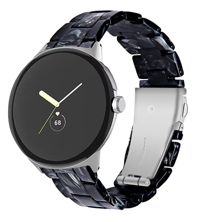 Meget nydelig Google Pixel Watch Plastik Rem - Sort#serie_14