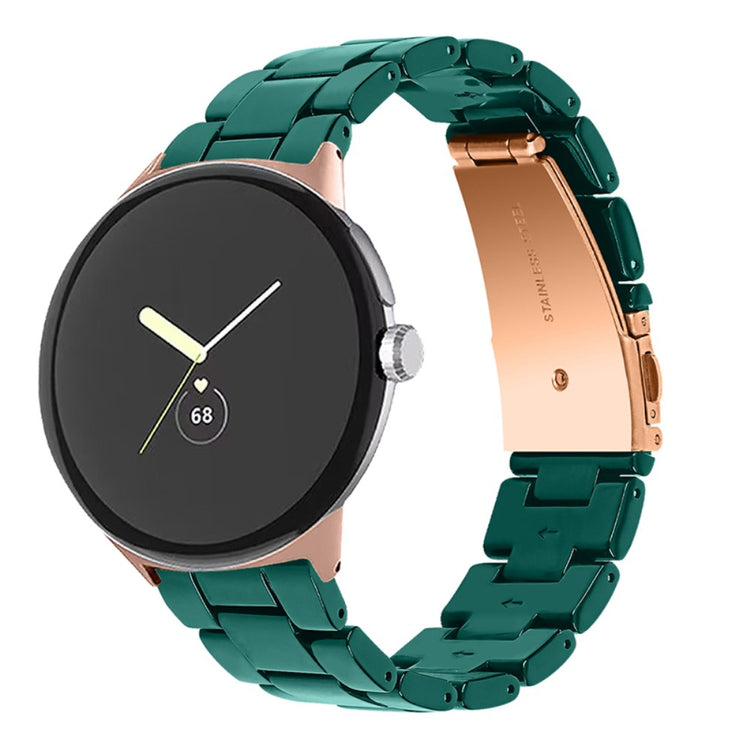 Meget nydelig Google Pixel Watch Plastik Rem - Grøn#serie_17