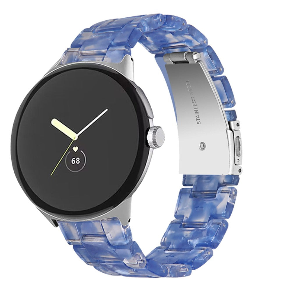 Meget nydelig Google Pixel Watch Plastik Rem - Blå#serie_19