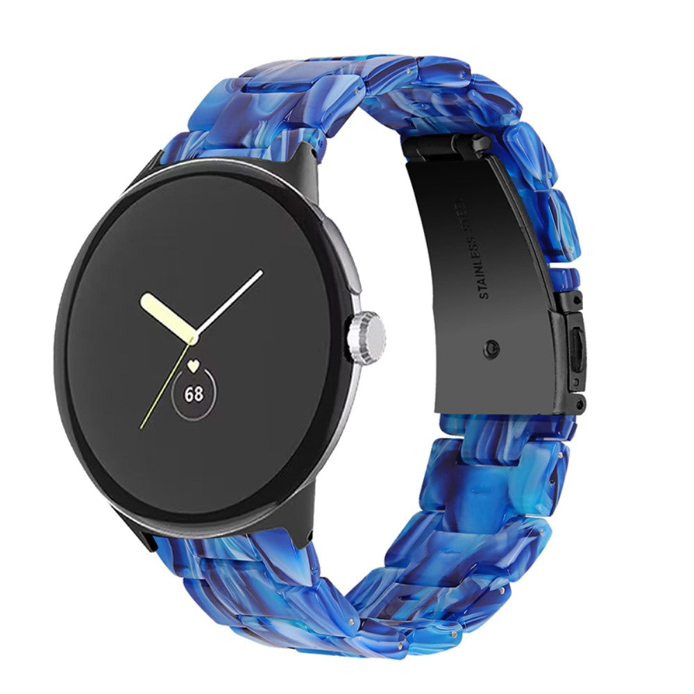 Meget nydelig Google Pixel Watch Plastik Rem - Blå#serie_20