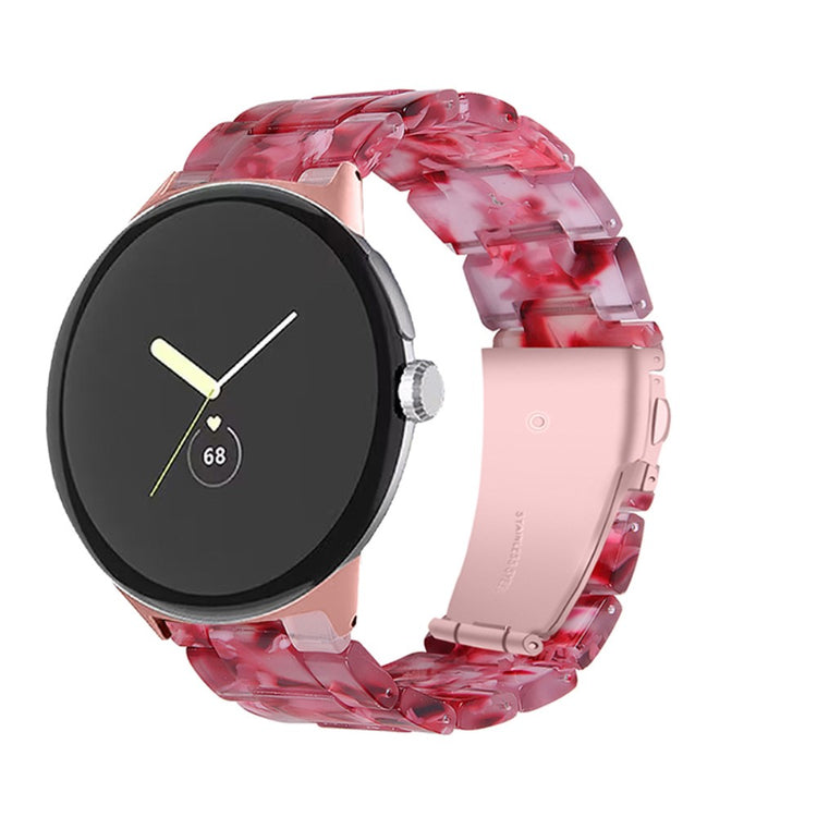 Meget nydelig Google Pixel Watch Plastik Rem - Pink#serie_23