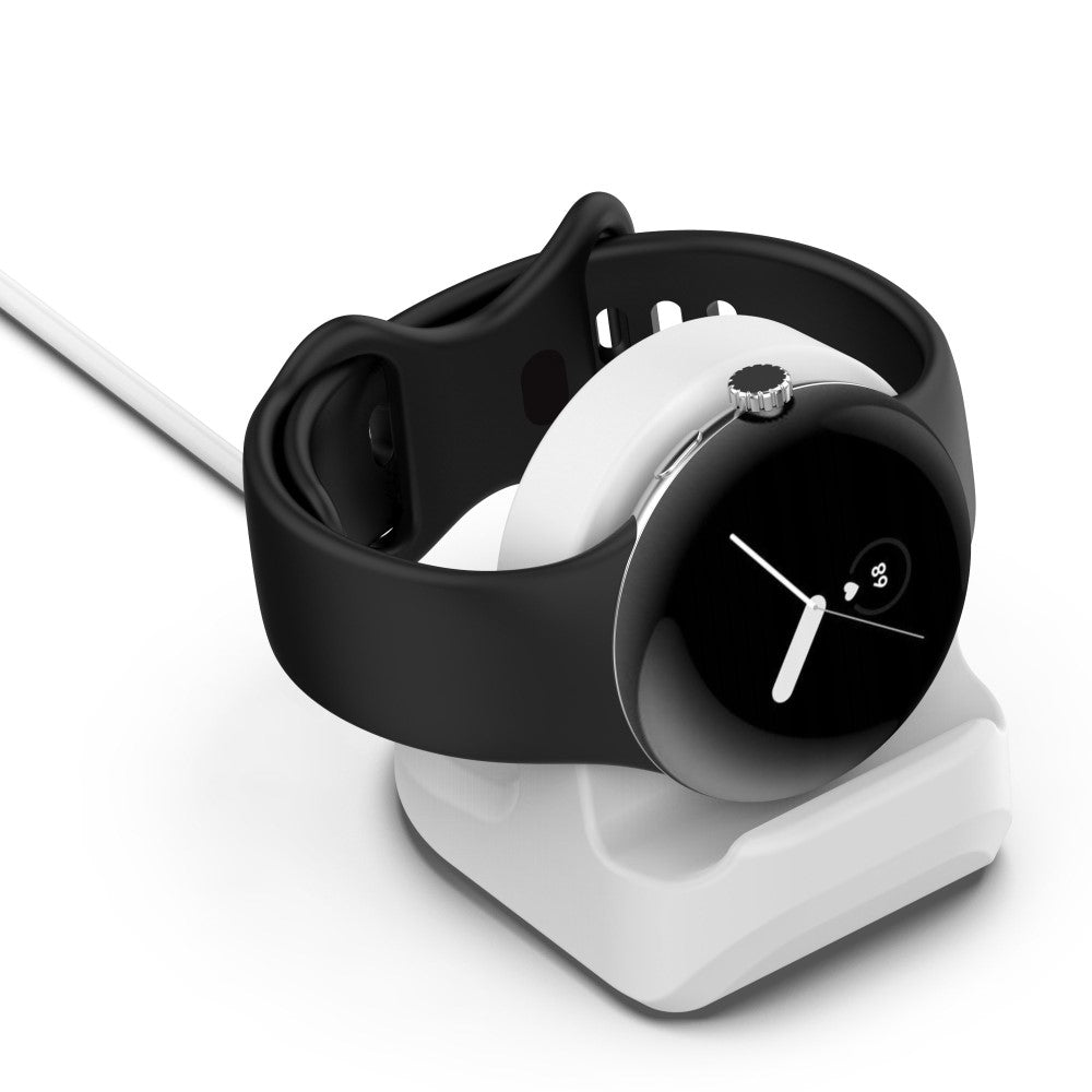 Google Pixel Watch Silikone Holder - Hvid#serie_1