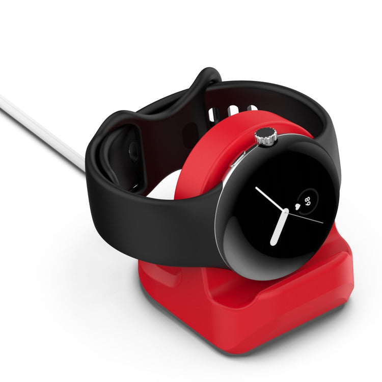 Google Pixel Watch Silikone Holder - Rød#serie_3