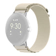 Correa de nylon para reloj Google Pixel Watch con conector plateado 