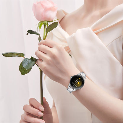 Vildt rart Google Pixel Watch Metal og Rhinsten Rem - Sølv#serie_3