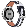 Google Pixel Watch Correa de reloj de cuero de vaca con empalme de colores 