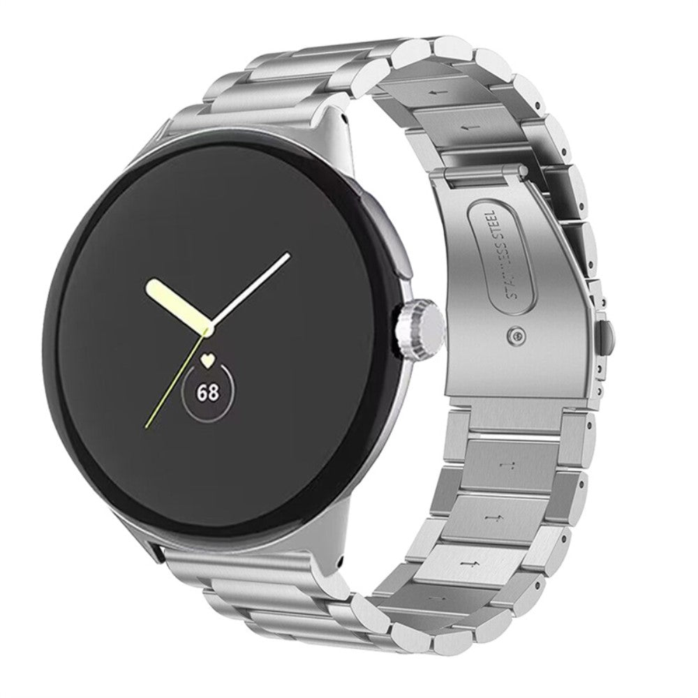 Komfortabel Google Pixel Watch Metal Rem - Sølv#serie_085