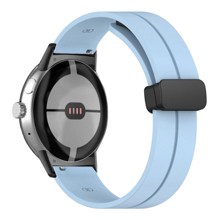Rigtigt nydelig Google Pixel Watch Silikone Rem - Blå#serie_13
