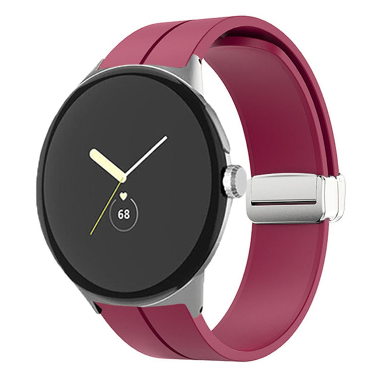 Rigtigt nydelig Google Pixel Watch Silikone Rem - Rød#serie_22