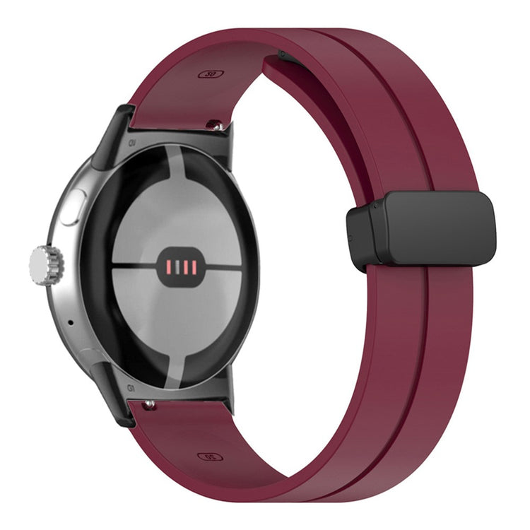 Rigtigt nydelig Google Pixel Watch Silikone Rem - Rød#serie_7