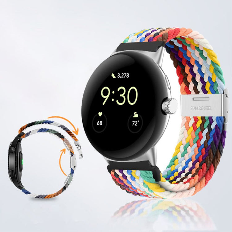 Vildt cool Google Pixel Watch Nylon Rem - Flerfarvet#serie_1