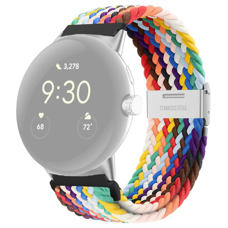 Vildt cool Google Pixel Watch Nylon Rem - Flerfarvet#serie_1