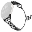 Correa de acero inoxidable con decoración de strass para el Google Pixel Watch 