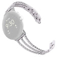 Correa metálica de strass para el Google Pixel Watch 