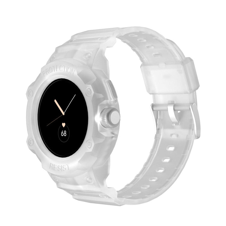 Vildt Elegant Silikone Rem passer til Google Pixel Watch - Gennemsigtig#serie_5
