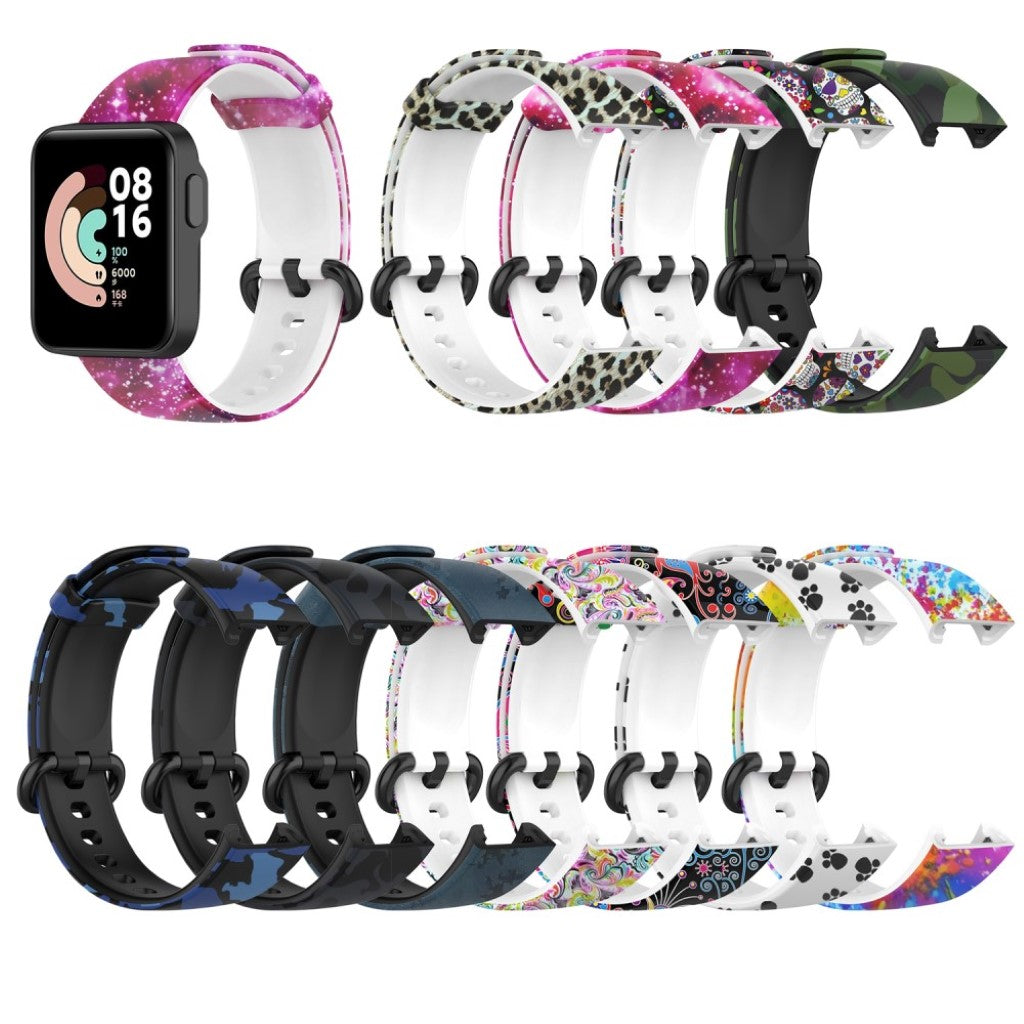 Sejt Xiaomi Mi Watch Lite / Xiaomi Redmi Watch Silikone Rem - Grøn#serie_8