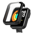 Xiaomi Mi Watch Lite / Redmi Watch funda sencilla con protector de pantalla de cristal templado 