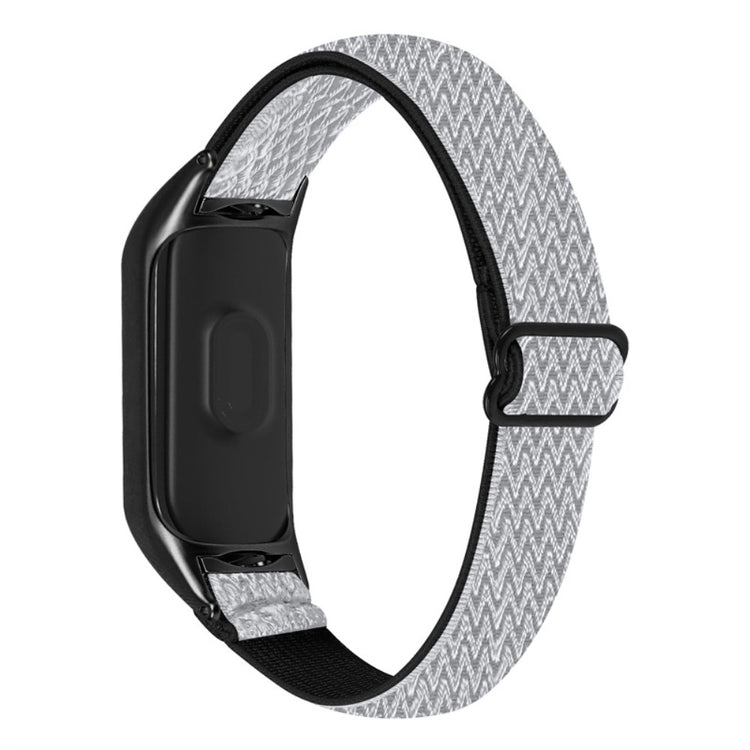 Godt Xiaomi Mi Smart Band 6 / Xiaomi Mi Band 5 Nylon Rem - Hvid#serie_13