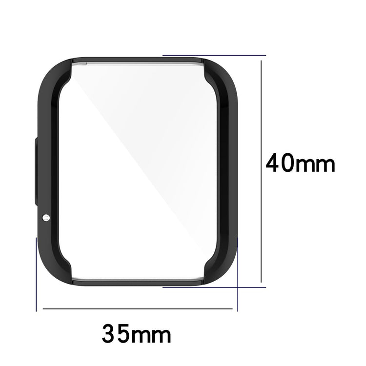 Super Godt Xiaomi Redmi Watch 2 Silikone Cover - Sort#serie_1