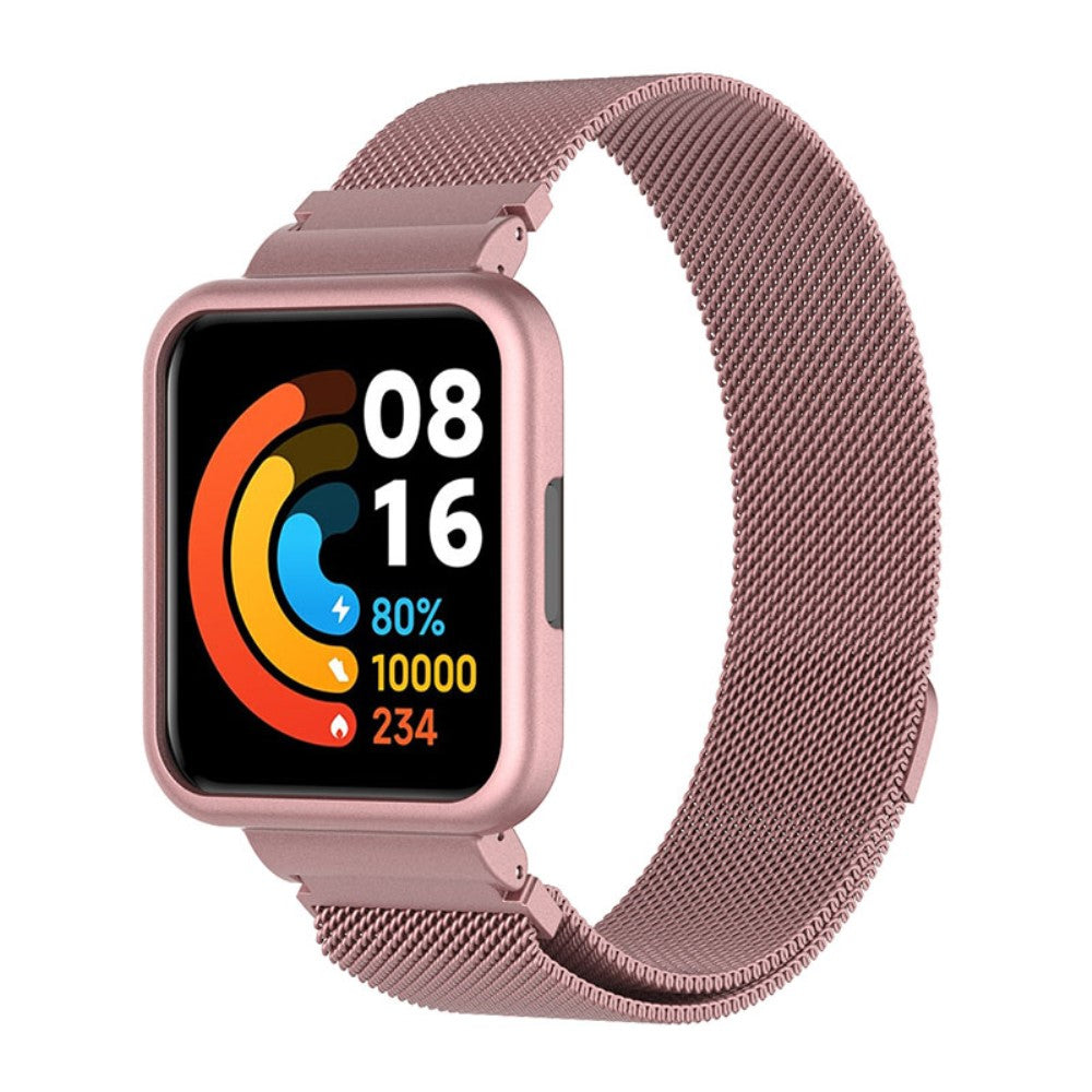 Stilren Xiaomi Redmi Watch 2 Lite Metal Rem - Pink#serie_6