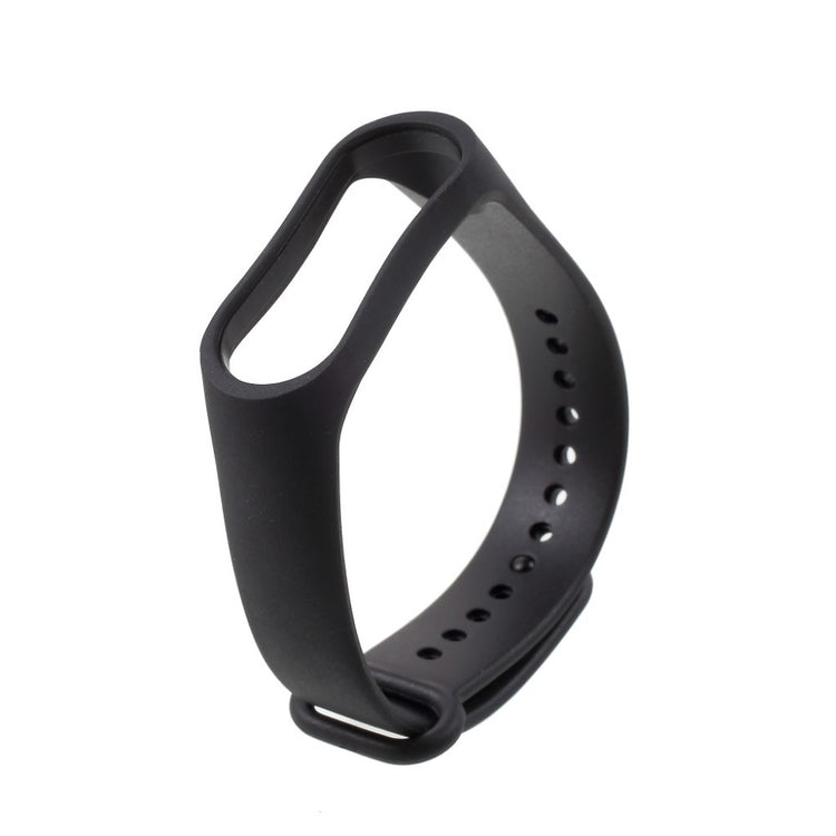 Pænt Xiaomi Mi Band 3 Silikone Rem - Sort#serie_3