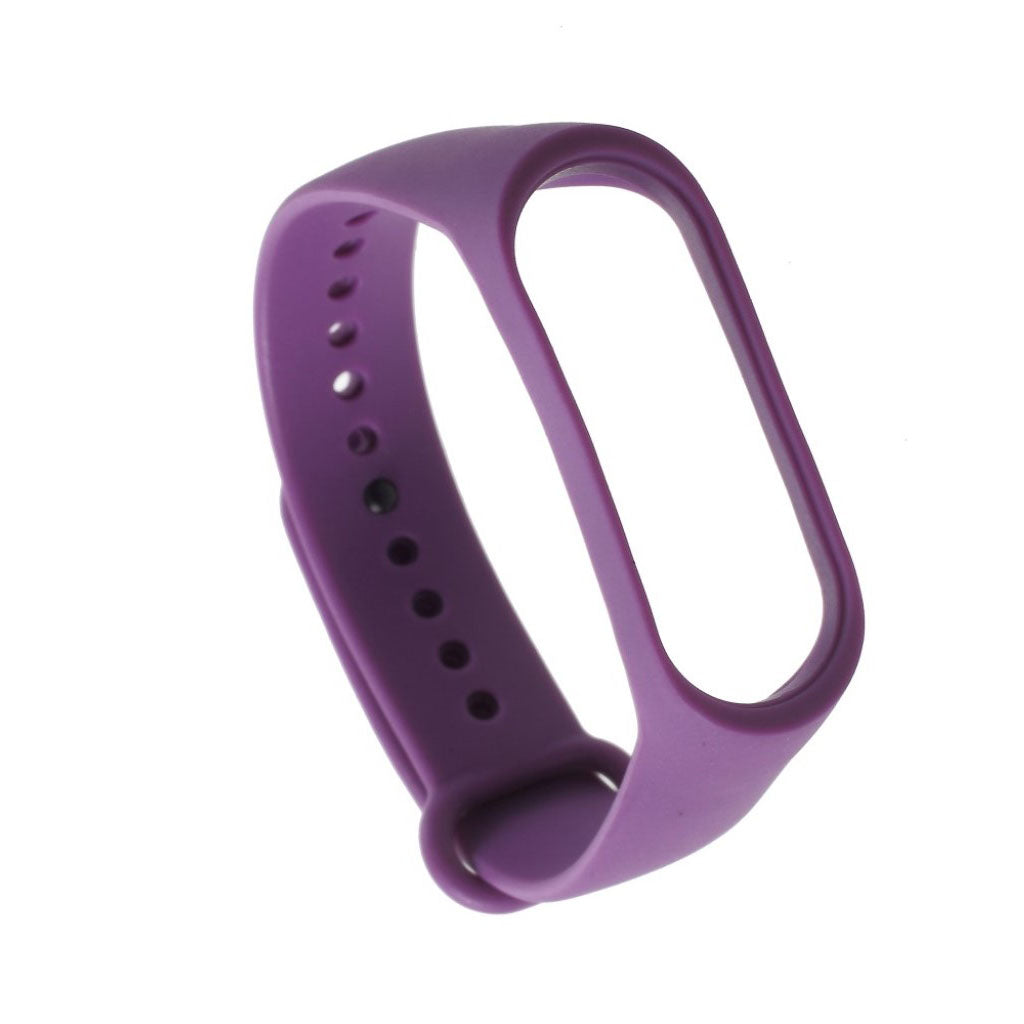 Pænt Xiaomi Mi Band 3 Silikone Rem - Lilla#serie_4