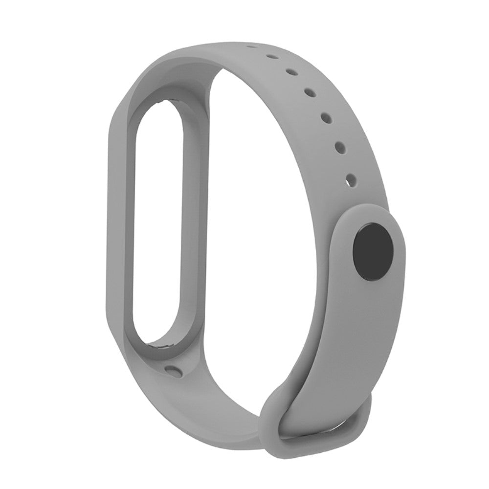 Meget nydelig Xiaomi Mi Band 7 Silikone Rem - Sølv#serie_13